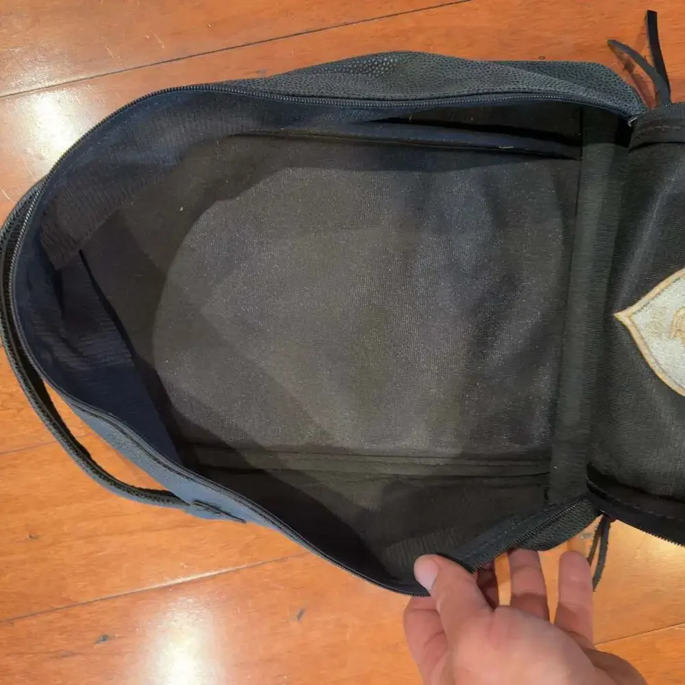 Vintage Canoe Brook Country Club Golf Shoe Bag Black Mesh Travel Locker Bag